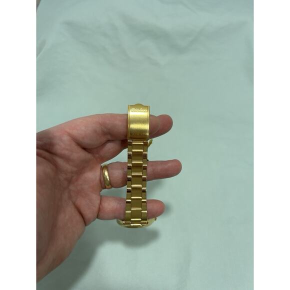 NOS Vintage Philip Persio Men’s Gold Tone Quartz Watch White Dial. - Picture 5 of 5